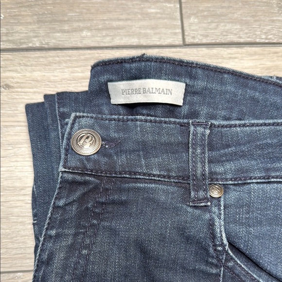Pierre Balmain Blue Classic Denim Jeans (Biker Style)